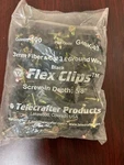 Telecrafter Black 3mm Flex Clips, Telephone Wire G4bk-03 Qty 100 *new*. Fixed Price $8.00.