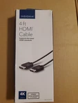 Insignia Ns-hg04508 4' 4k Ultra Hd Hdmi Cable Black. Fixed Price $8.75.