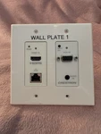 Crestron Hd-tx-201-c-2g-e-w-t Wall Plate Transmitter White Hdmi Vga Hdbaset. Fixed Price $50.00.