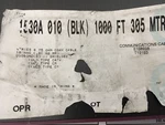 Belden 1530a Coax Cable 1,000 Ft 305 Mtr Blk. Fixed Price $99.00.