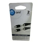 Onn A/v Av Cable Couplers 2 Pack - Connects Rca Cables Together. Fixed Price $9.75.