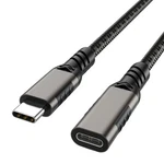 Usb C Extension Cable 6.6ft, Type-c Extender Male To Female Cord 6ft, Grey. Fixed Price $11.14.