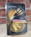 New Radioshack Gold Series A/v Cable 3 Feet 15-1507. Fixed Price $10.95.