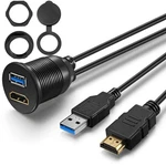 Obvis Usb3.0 And Hdmi Mount Cable Extension Flush, Dash, Pa.... Fixed Price $34.58.