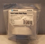 Vanco Wpbw2wx Flat Panel Tv Bulk Cable Wall Plate, Dual Gang, White. Fixed Price $7.00.