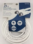 Utilitech 25-ft Rg6 White Coaxial Cable Connects To F Type Connectors New. Fixed Price $10.99.
