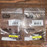 2 New C2g 02782 Db-9 Mini Gender Changer Data Transfer Adapter Db9 M/m Male. Fixed Price $8.95.