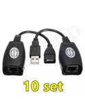 10 Set Adapters Network Usb2.0 Ethernet Extension Cable To Rj45 Extender Cables. Fixed Price $44.99.