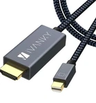 Mini Displayport To Hdmi Cable 6.6ft, Ivanky Dp Hdmi, Braided/alum Shell. Fixed Price $10.00.
