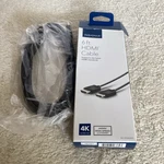 Insignia 6 Ft Hdmi Cable For Hd Video And Audio Ns-hg06505 1080p 10.2 Gbps Black. Fixed Price $9.99.
