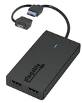 Plugable Dual Monitor Adapter For M1/m2/m3/m4 Macos Systems, Windows, Chromeo.... Fixed Price $68.16.