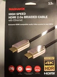 Magnavox Mc5000cbr 12ft 4k Hdmi Wenet Braided Cbl Factory New Great Sale Wow!. Fixed Price $12.99.
