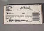 Rdl Model D-tpsl1a Active Single Pair Sender Format A. Fixed Price $100.00.