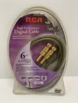 Rca - Dt6c Rg-6 Digital Coaxial Video Cable F Male-male 6 Ft.. Fixed Price $10.00.