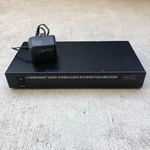 Calrad Electronics 40-844m 4 Component Video Audio Rca Splitter 1x4 Tested Works. Fixed Price $19.99.