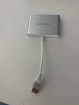 Insignia Ns-pu32h4a Multi-monitor Usb To Dual Hdmi Adapter - White. Fixed Price $39.00.