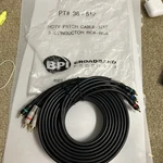New Bpi Broadband Component Hdtv Patch Cable 5 Conductor (12 Feet) Pt # 36-512. Fixed Price $21.99.