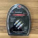 Radioshack Gold Series Stereo A/v Cable 12 Feet #15-3022 Tv Dvd Vcr Connectors. Fixed Price $17.29.