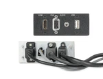 Extron Aap Superplate 130 Black 70-1076-32. Fixed Price $40.00.