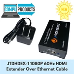 J-tech Jtdhdex-1 1080p 60hz Hdmi Extender Over Ethernet Cable Cat5e/6. Fixed Price $47.00.