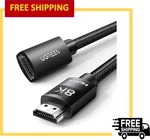 Ugreen 8k 10k Hdmi Male To Female Extension Cable 2.1 Ultra High Speed Cord. Fixed Price $28.19.