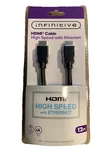 Infinitive Hdmi Cable, High Speed With Ethernet. 4k 12 Ft. Fixed Price $14.00.