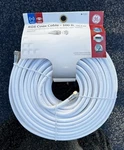 New Ge Rg6 Coax Cable Audio/ Video 100 Ft Coaxial: Tv, Dvd, Vcr, Dvr, Satellite. Fixed Price $19.99.