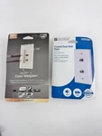 1 Ultra Pro Elite Jasco Hdmi Coax Wallplate & Utilitech Coaxial Dual Wall Plat. Fixed Price $19.99.