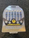 Acoustic Research Performance Gold Plated 3' Video Stereo Audio Cables New. Fixed Price $7.99.