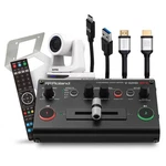 Roland Ptz Single Camera Bundle With V-02hd Mk Ii Streaming Video Mixer And Avip. Fixed Price $899.00.