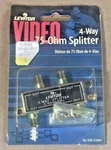 Leviton 4-way (5-900 Mhz) 75 Ohm Splitter 830-c5004 Video New. Fixed Price $9.99.