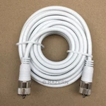 Steren 20 Ft White Rg8x Mini-8 Coax Coaxial Pl259 Uhf Ham Cb Radio Antenna Cable. Fixed Price $22.95.