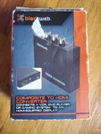 Composite A/v To Hdmi Converter Blackweb W/ Cable. Fixed Price $19.96.