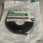 26 Feet (8 Meter) Hdmi Cable Flat Gold Plated High Speed With Ethernet 4k Uhd. Fixed Price $18.95.