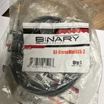Binary B3-stereominirca-2 3.5mm Jack Male To Rca 1:2 Cable Black (qty 3). Fixed Price $18.00.