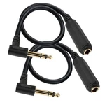 Seadream Right Angle 6.35mm Trs Stereo Male To Female Audio Cable,2pack 1. Fixed Price $26.99.