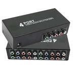 5 Rca Component Video Audio Splitter 1 In 4 Out 4way Rca/ypbpr L. Fixed Price $49.53.