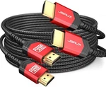 Jsaux 10k Hdmi Cables 2.1 10ft 2-pack 48gbps 8k 60hz 4k Ultra High Speed.... Fixed Price $14.99.