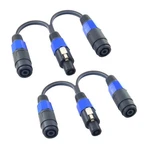 Wjstn Speakon Splitter Cable 1 Male 2 Female Speaker Break 6 Inches, Black. Fixed Price $21.72.