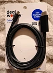 New Mini Display Port To Full Hd 1080 4k Ultra Hdmi Cable Dealworthy 6ft. Fixed Price $13.99.