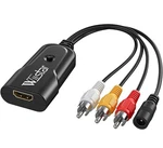 Wiistar Hdmi-compatible To Rca Converter, Hdmi Av Composite. Fixed Price $7.50.