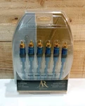 Acoustic Research Apo61 6ft Av Audio Videocable Gold Plated Rca Connect Nos. Fixed Price $10.60.