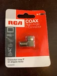 Coax Right Angle F-connector Rca Vh66rr Converts F-connectors To. Fixed Price $4.49.