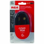Rca Coax Rg6 Cable 6ft Vh606r. Fixed Price $10.99.