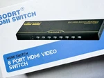 Dgodrt 8 Port Hdmi Switch Hs801-t 4k 8x1 Selector Box W/ Remote New. Fixed Price $34.79.
