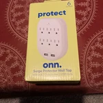 Onn Surge Protector Wall Tap W/6 Ac Outlets & 2 Usb Ports, 125 V 15 A, White. Fixed Price $12.00.