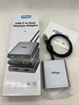 Fairikabe Usb C To Dual Displays Hdmi Adapter 4k Ultra Hd. Fixed Price $29.99.