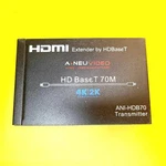 A.neuvideo Ani-hdb70 Transmitter Hdmi Extender Hd Base T 70m 4k 2k Capable Black. Fixed Price $25.46.