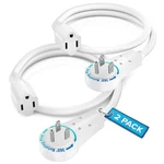 Maximm Cable 0.5 Feet 14awg 360 Rotating Flat Plug Extension Cord/wire, 3 Pr.... Fixed Price $33.67.