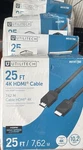 Lot Of 4!! Utilitech 25 Ft 4k Hdmi Cable 10.2 Gbps 4141760 High Speed Ethernet. Fixed Price $19.95.